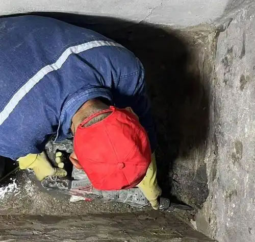 卢市镇电缆沟堵漏